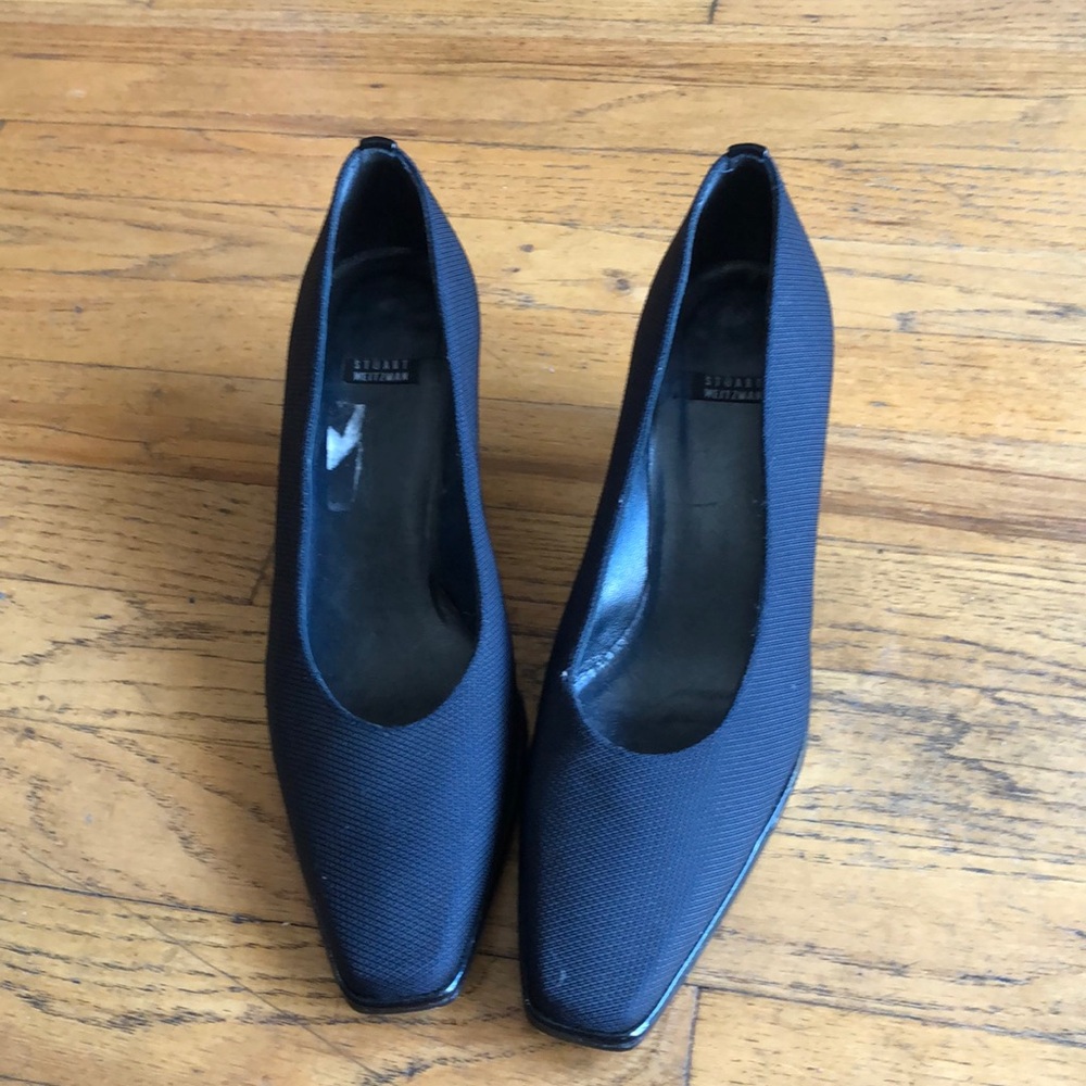 Navy blue Stuart Weitzman dress shoes